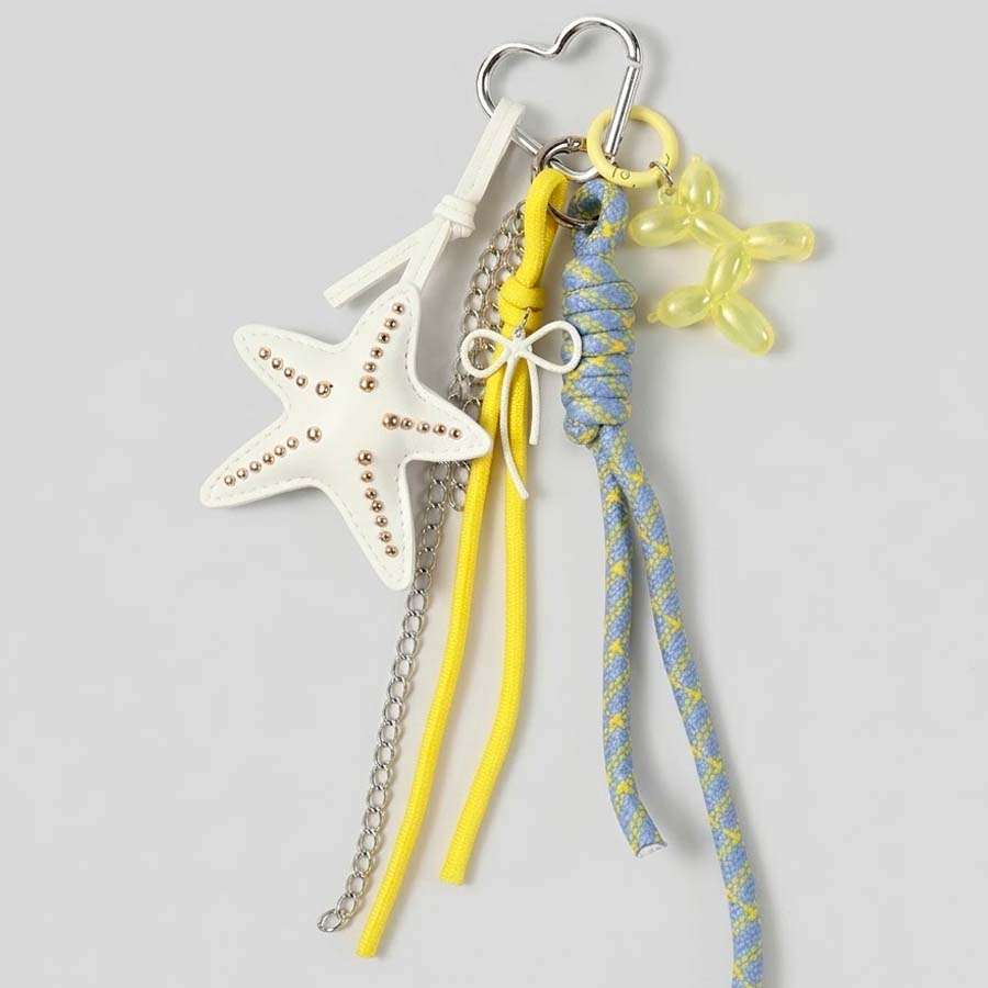Charm Colgante Estrella de Mar — Llavero Decorativo