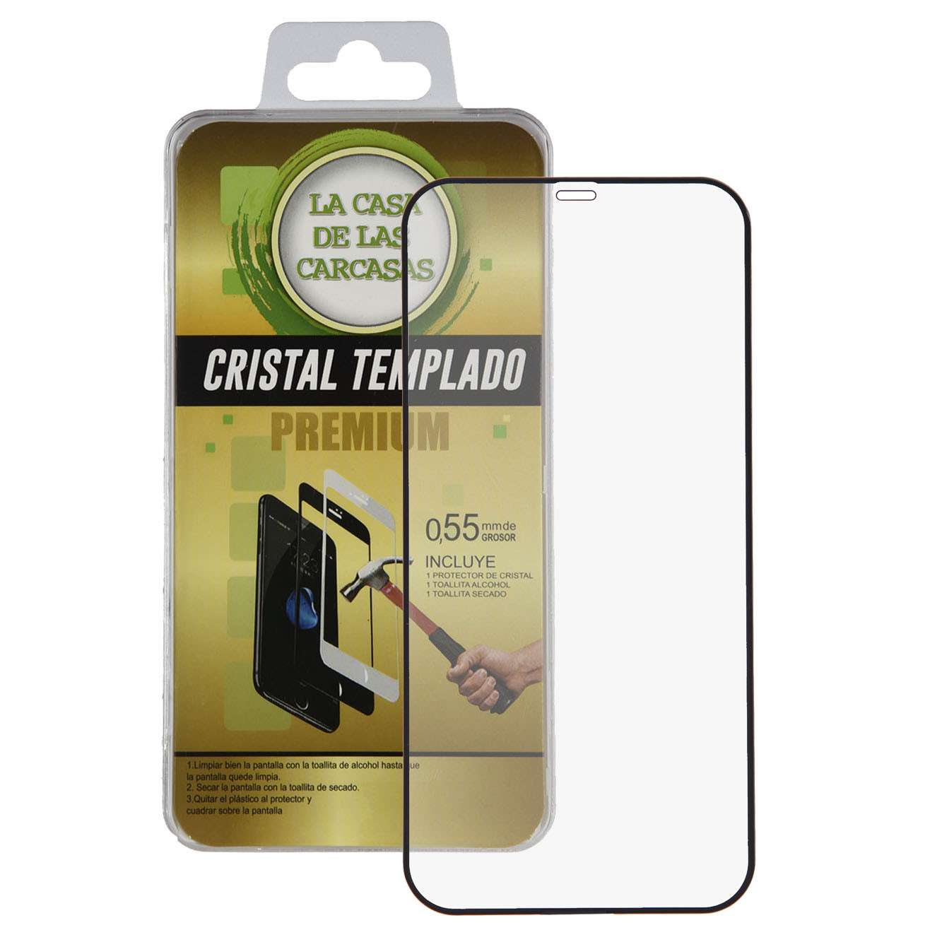 Cristal Templado Completo para iPhone 12 Pro Max