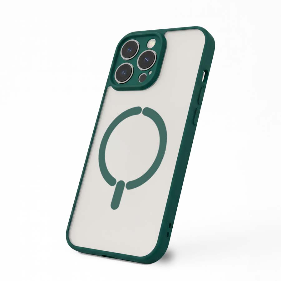Funda Bumper Compatible con Magsafe con Cubre cámara para iPhone 13 Pro Max
