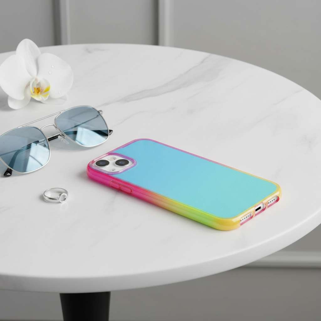 Funda Galaxy Iridiscente para iPhone 15