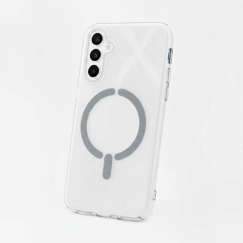 Funda Purpurina Compatible con MagSafe para Samsung Galaxy S24 Plus
