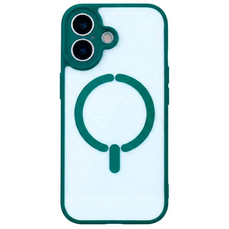 Funda Bumper Compatible con Magsafe con Cubre cámara para iPhone 16