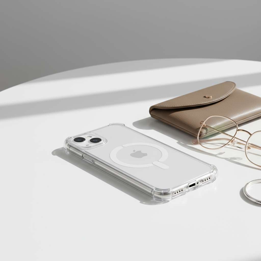 Funda Reforzada Antiyellow Compatible con MagSafe para iPhone 15 Plus