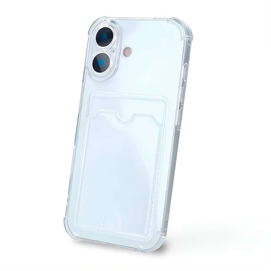 Funda Silicona Cubre con Tarjetero para iPhone 17