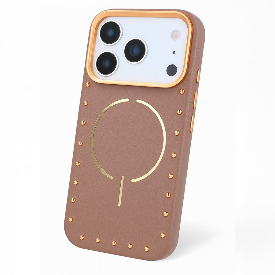 Funda Tachas Compatible con MagSafe para iPhone 17 Pro Max