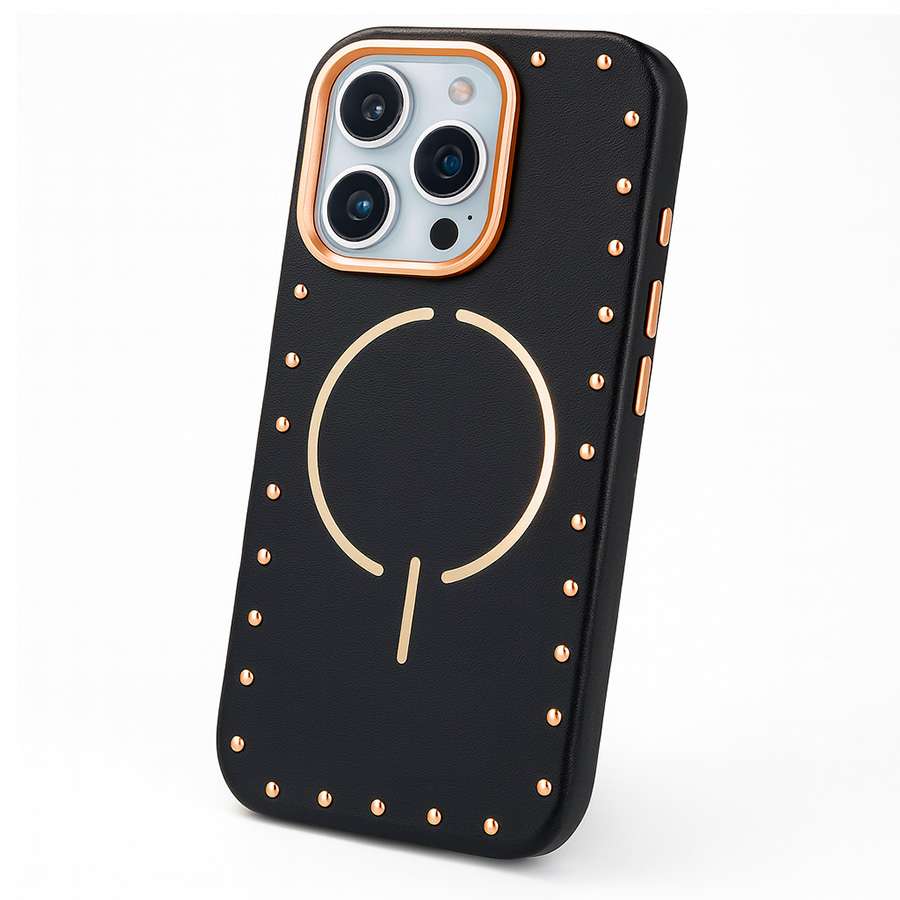 Funda Tachas Compatible con MagSafe para iPhone 12 Pro Max