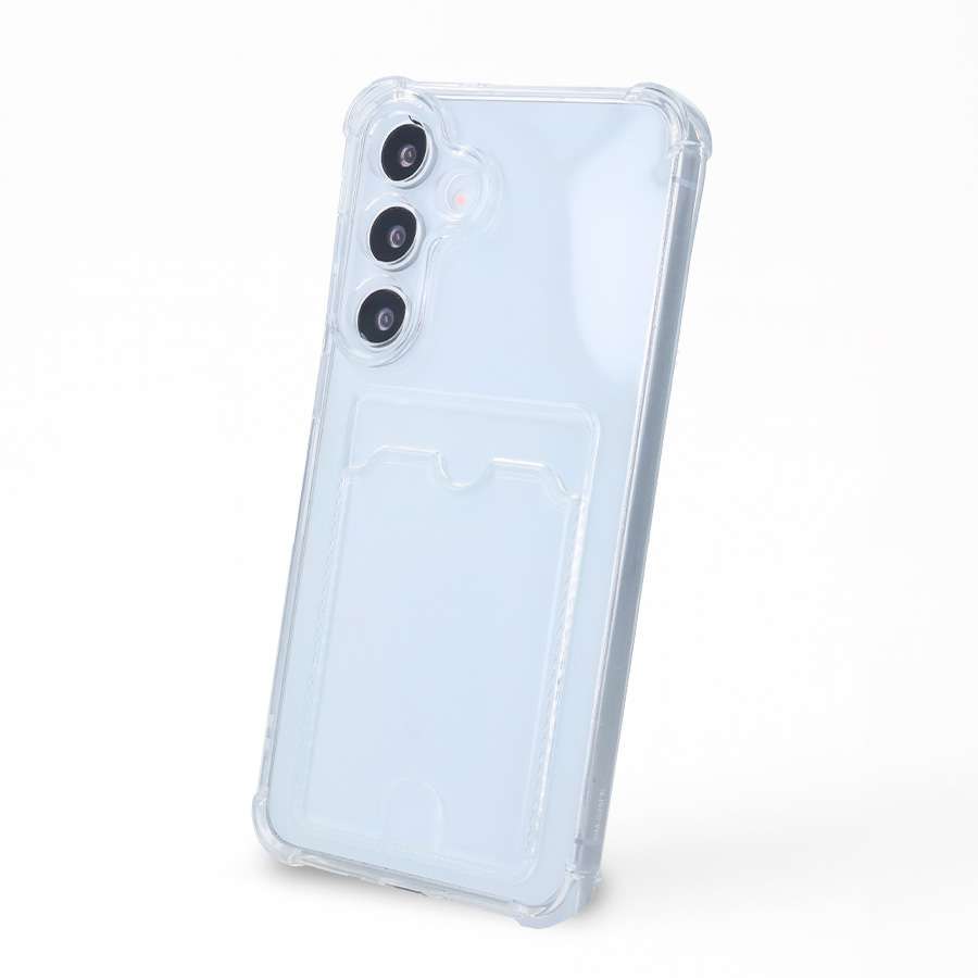 Funda Silicona Cubre con Tarjetero para Samsung Galaxy S25 FE