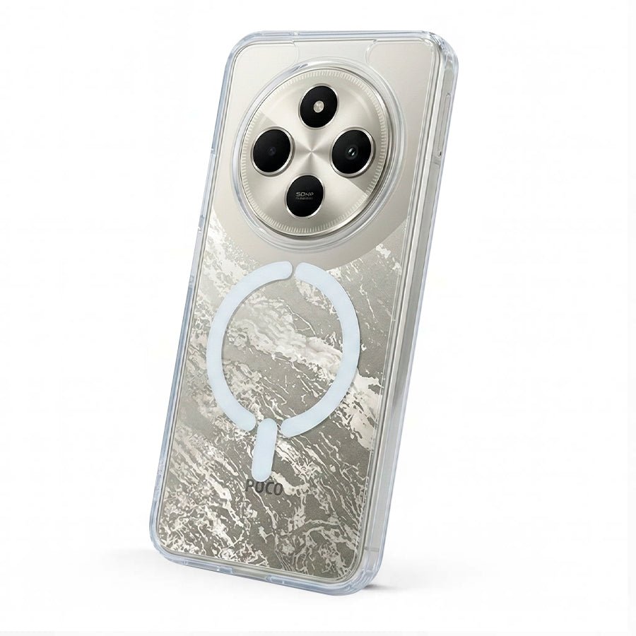 Funda Transparente Logo Compatible con Magsafe para Xiaomi Poco C75