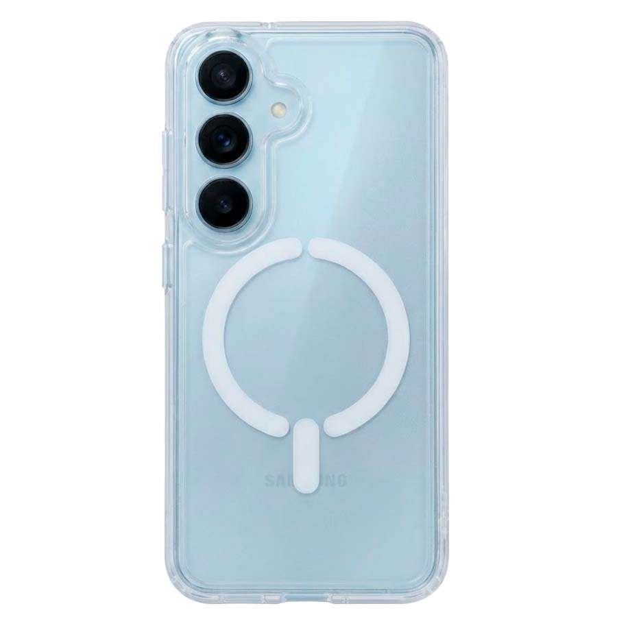 Funda Transparente Logo Compatible con Magsafe para Samsung Galaxy S26