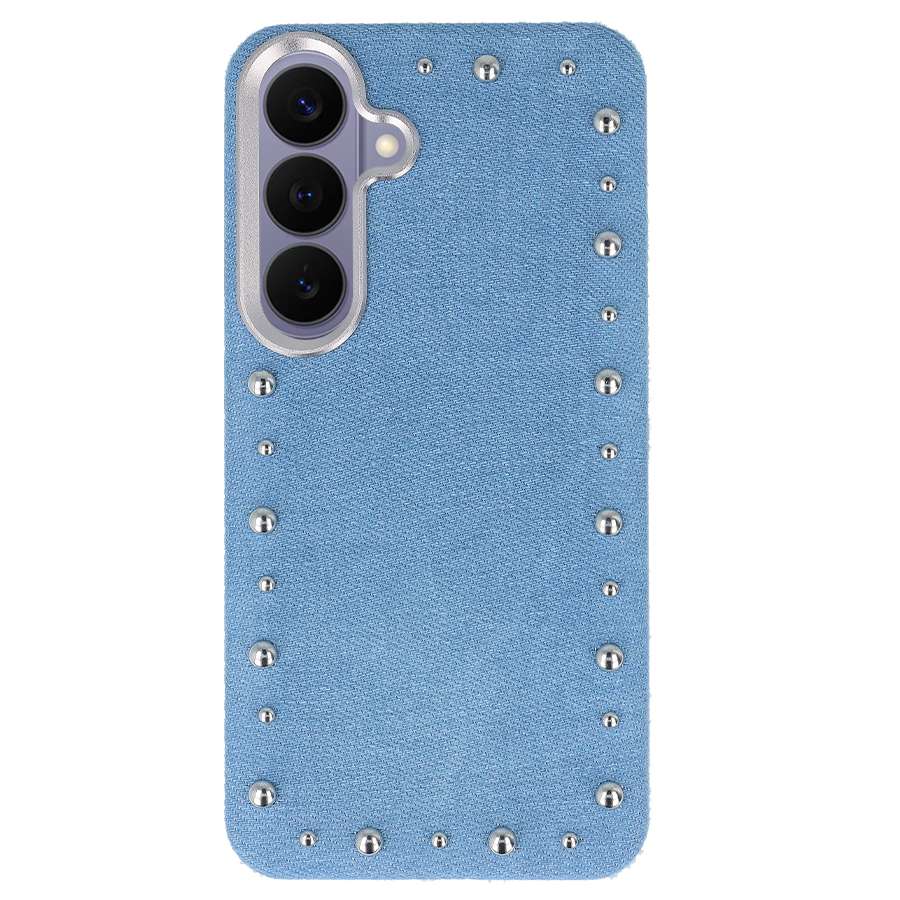 Funda Denim MagBattery para Samsung Galaxy S26 — vista frontal con acabado vaquero
