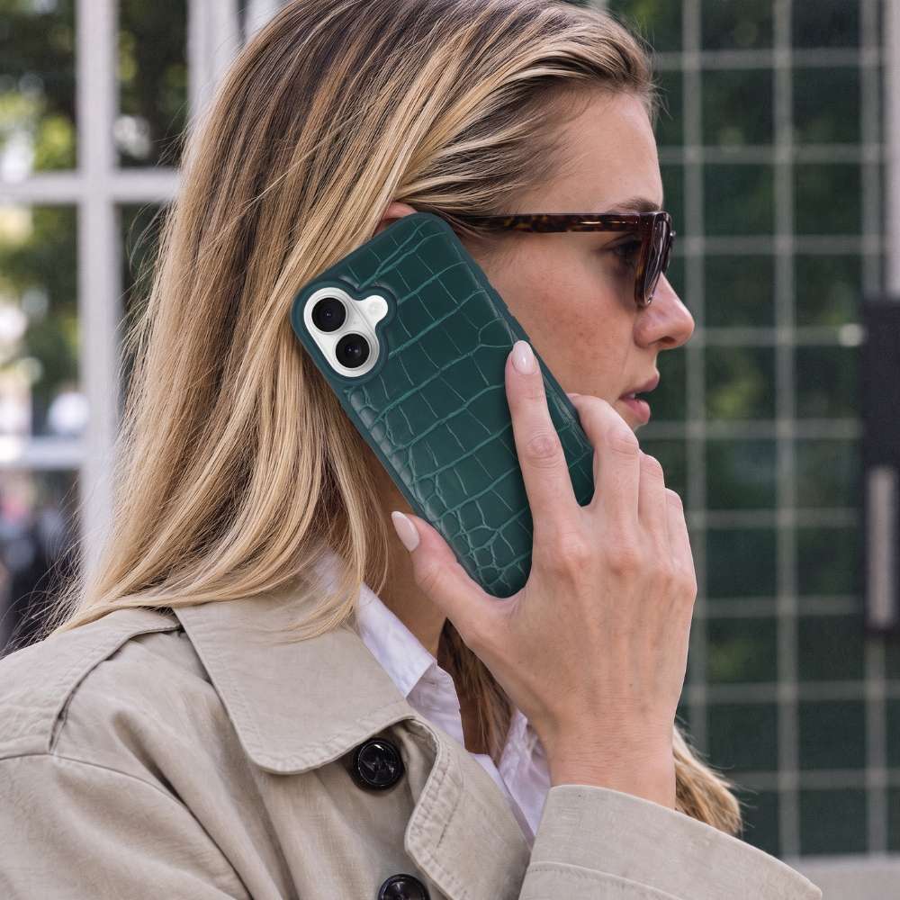 Funda Cocodrilo para iPhone 16 Plus