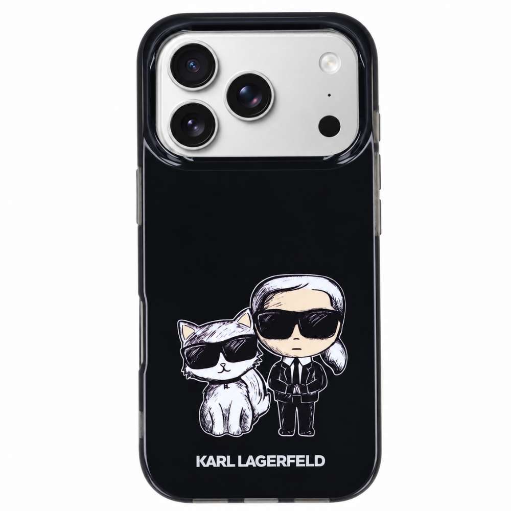 Funda Karl Lagerfeld Silicona Compatible con Magsafe para iPhone 17 Pro Max