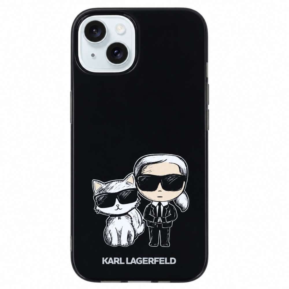 Funda Karl Lagerfeld Silicona Compatible con Magsafe para iPhone 15 Plus