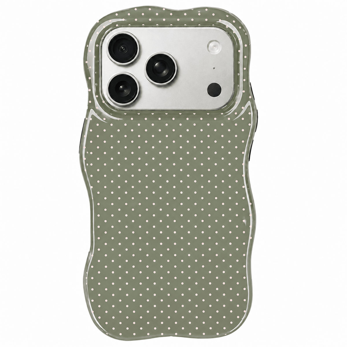 Funda Tough - Green Wave Dots