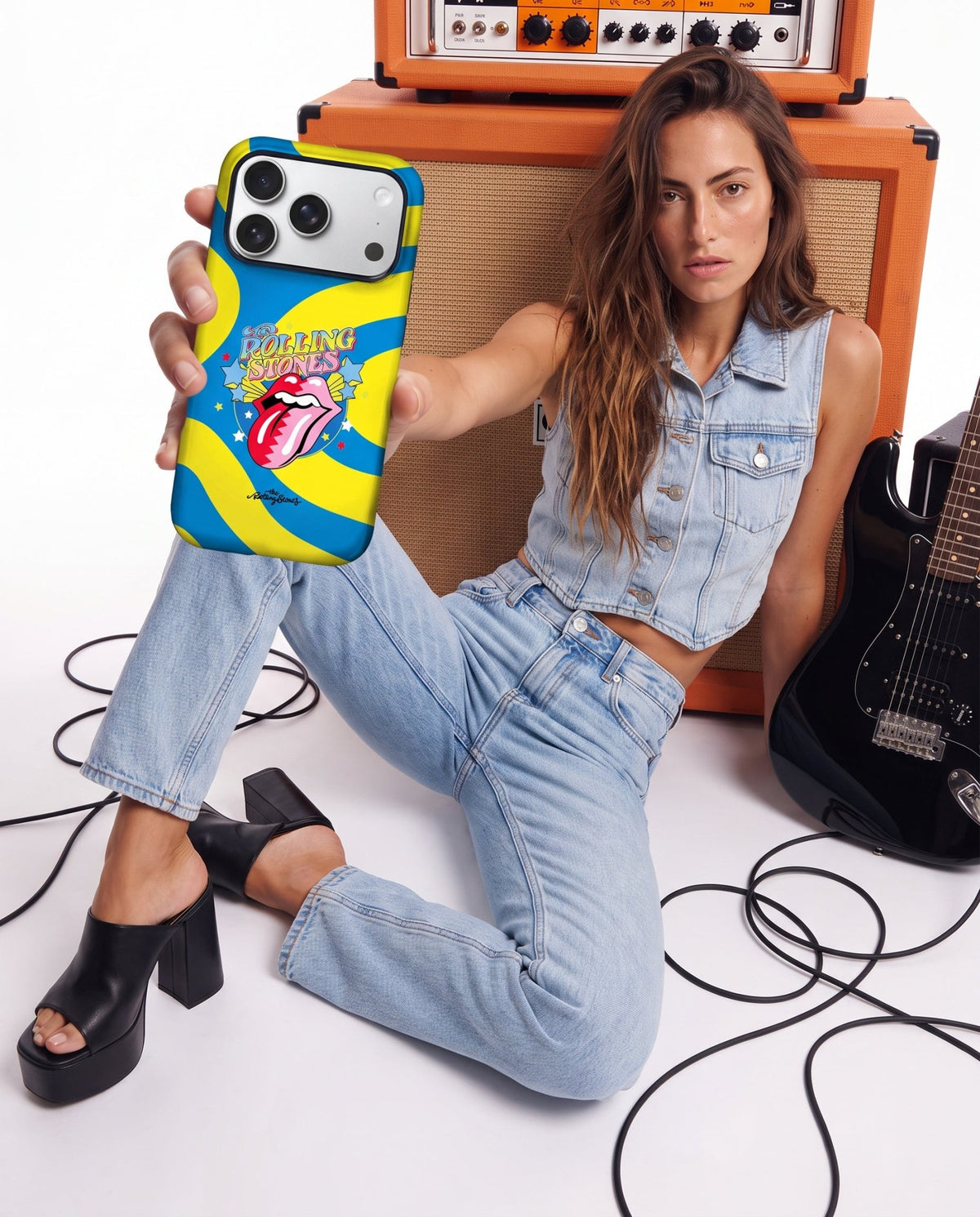 Funda Tough Oficial Rolling Stones - Waves