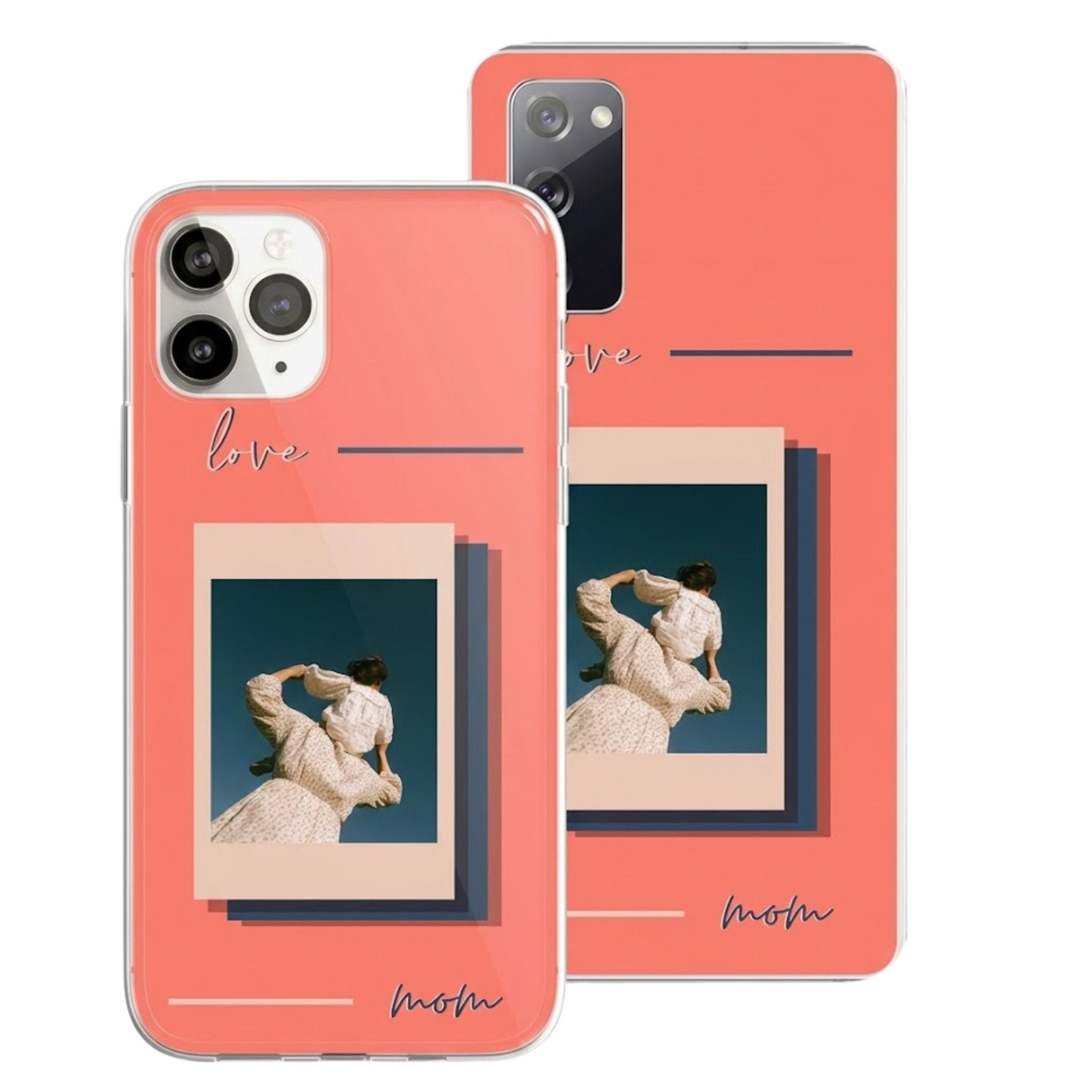 Funda Personalizada - Foto Con Cuadros De Colores Love