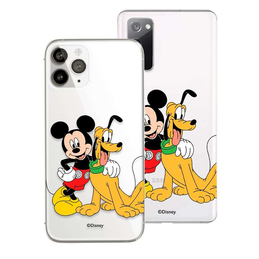 Funda oficial Disney Mickey & Pluto - Detalle del diseño Mickey y Pluto
